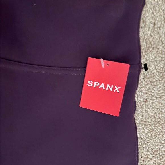 NWT SPANX Women’s Deep Purple Leggings - Size XS - Picture 5 of 5